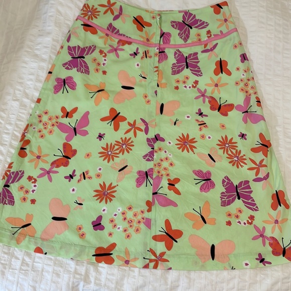 Lilly Pulitzer BUTTERFLY 🦋 cotton skirt - Picture 3 of 8